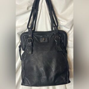 Vintage Y2K All Saints “Jack’s Place” Gorgeous Leather Shoulder Bag GUC